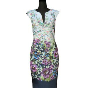Ted Baker Tea Length Dress - Size 2